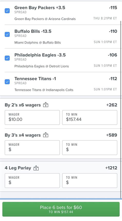 Round Robin Wagering and Betting Examples .